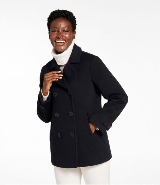 Women's Classic Lambswool Peacoat - US 8694