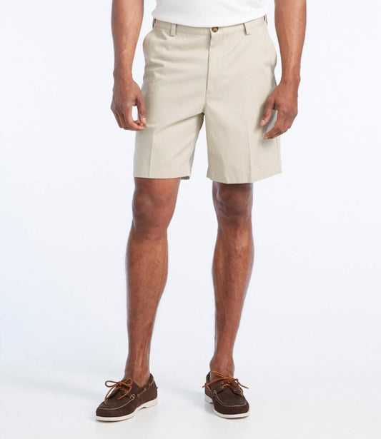 Men's Wrinkle-Free Double L® Chino Shorts, Natural Fit, Hidden Comfort Waist, 8" - US 4226