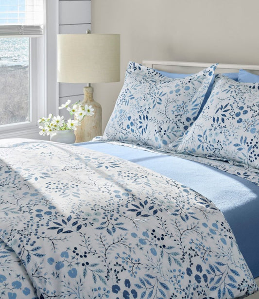 280-Thread-Count Pima Cotton Percale Sheet Set, Print - US 2750