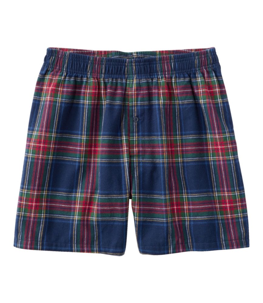 Men's Scotch Plaid Flannel Boxers - US 8070