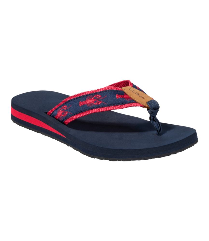 Women's Original Maine Isle Flip-Flops, Motif - US 9168