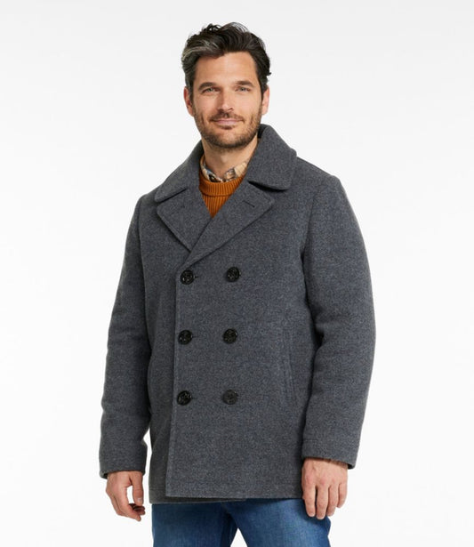 Men's L.L.Bean Wool Peacoat - US 7241