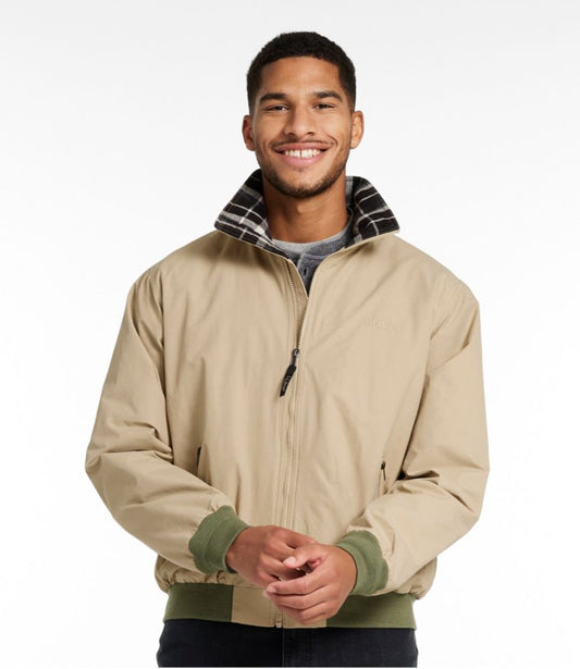 Men's Warm-Up Jacket, Flannel-Lined - US 7419