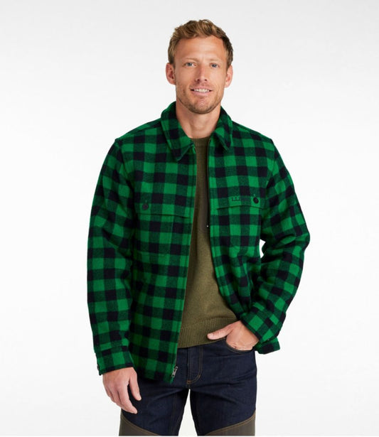 Men's Maine Guide Zip-Front Jac-Shirt, Plaid - US 0570