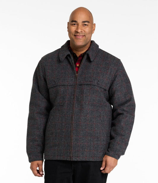 Men's Maine Guide Zip-Front Jac-Shirt with PrimaLoft, Plaid - US 8063