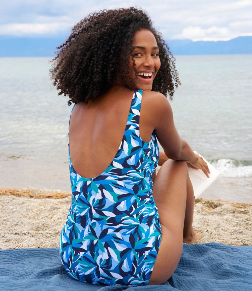 Women's Shaping Swimwear, Tanksuit Print - US 1179
