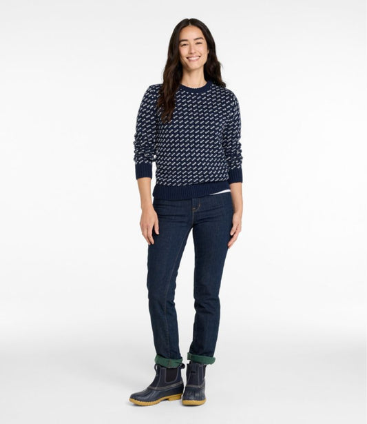 Women's True Shape Jeans, High-Rise Straight-Leg Fleece-Lined - US 6645