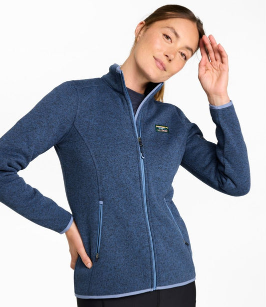 Women's L.L.Bean Sweater Fleece Full-Zip Jacket - US 5413