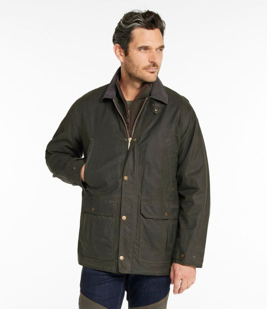 Men's Double L Waxed-Cotton Upland Coat - US 5786