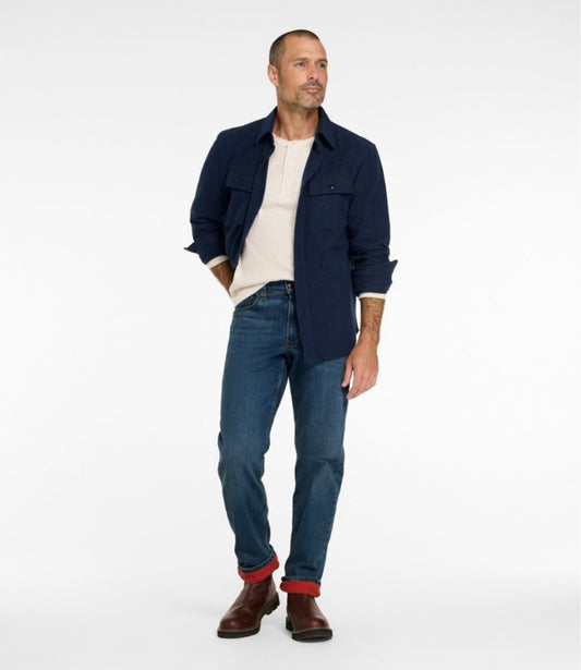 Men's BeanFlex® Jeans, Standard Athletic Fit, Fleece-Lined - US 8499