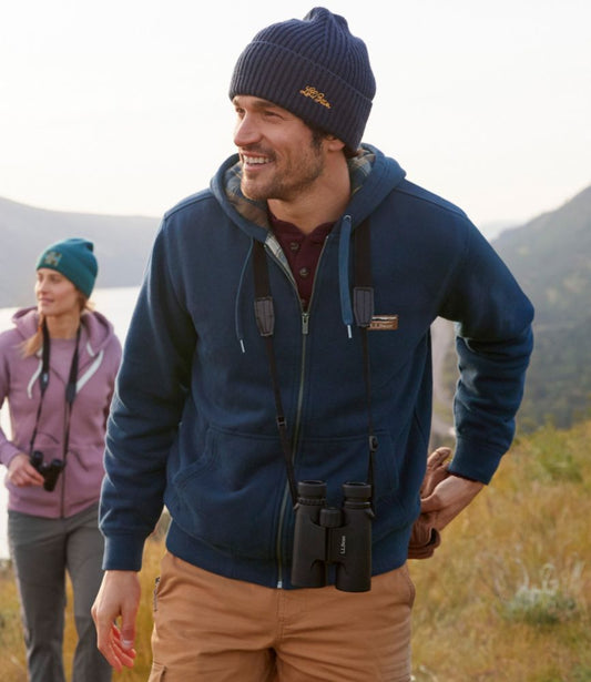 Men's Katahdin Iron Works® Hooded Sweatshirt, Flannel-Lined - US 2181