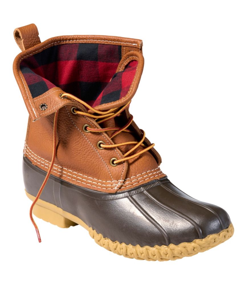 Men's Bean Boots 8", Flannel-Lined Insulated - US 2865
