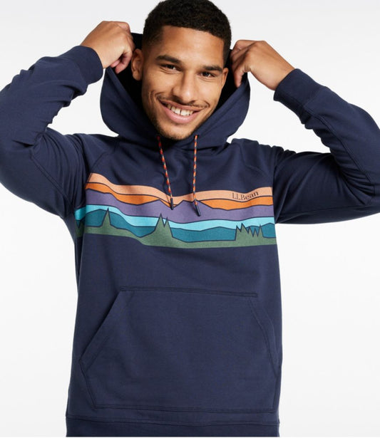 Men's Bean's Comfort Camp Hoodie, Graphic - US 0512