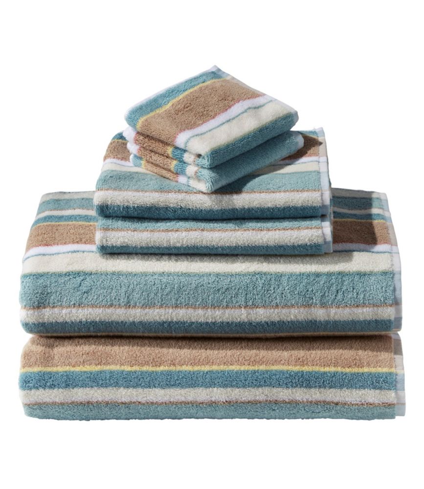 Bean's Organic Cotton Towel Set, Stripe - US 6888