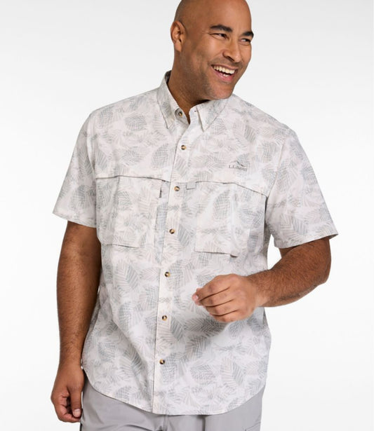 Men's Tropicwear Shirt, Short-Sleeve Print - US 5688
