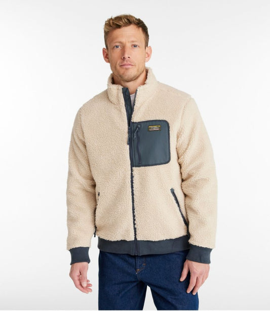 Men's Bean's Sherpa Fleece Jacket - US 1539