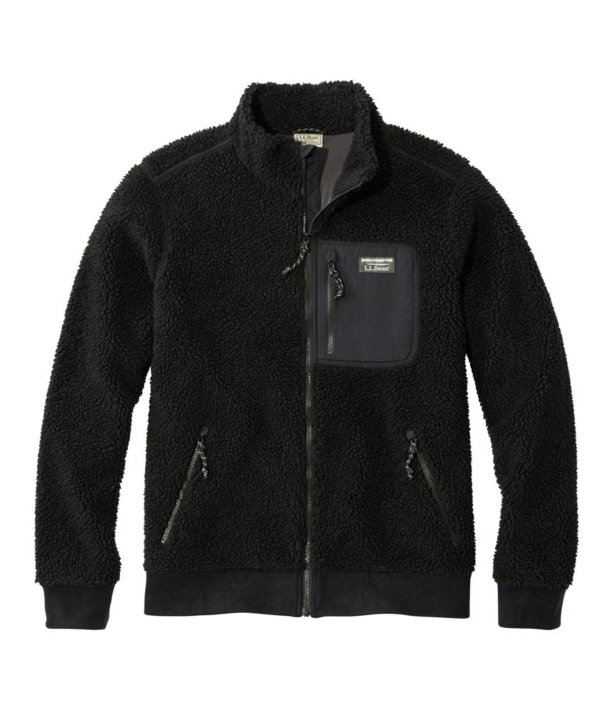 Men's Bean's Sherpa Fleece Jacket - US 6212
