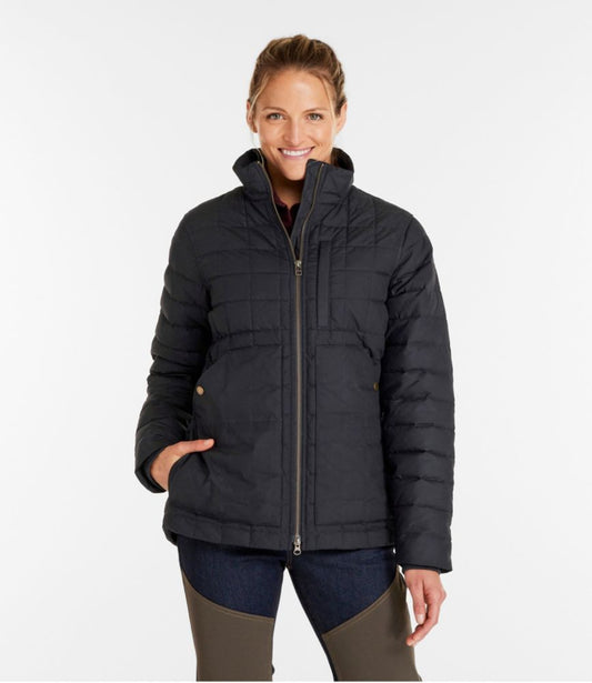 Women's L.L.Bean Upcountry Waxed Cotton Down Sweater - US 7862