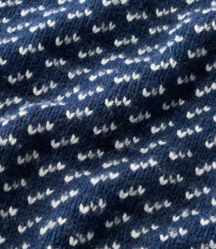 Men's Bean's Classic Ragg Wool Sweater, Crewneck, Bird's-Eye - US 2182