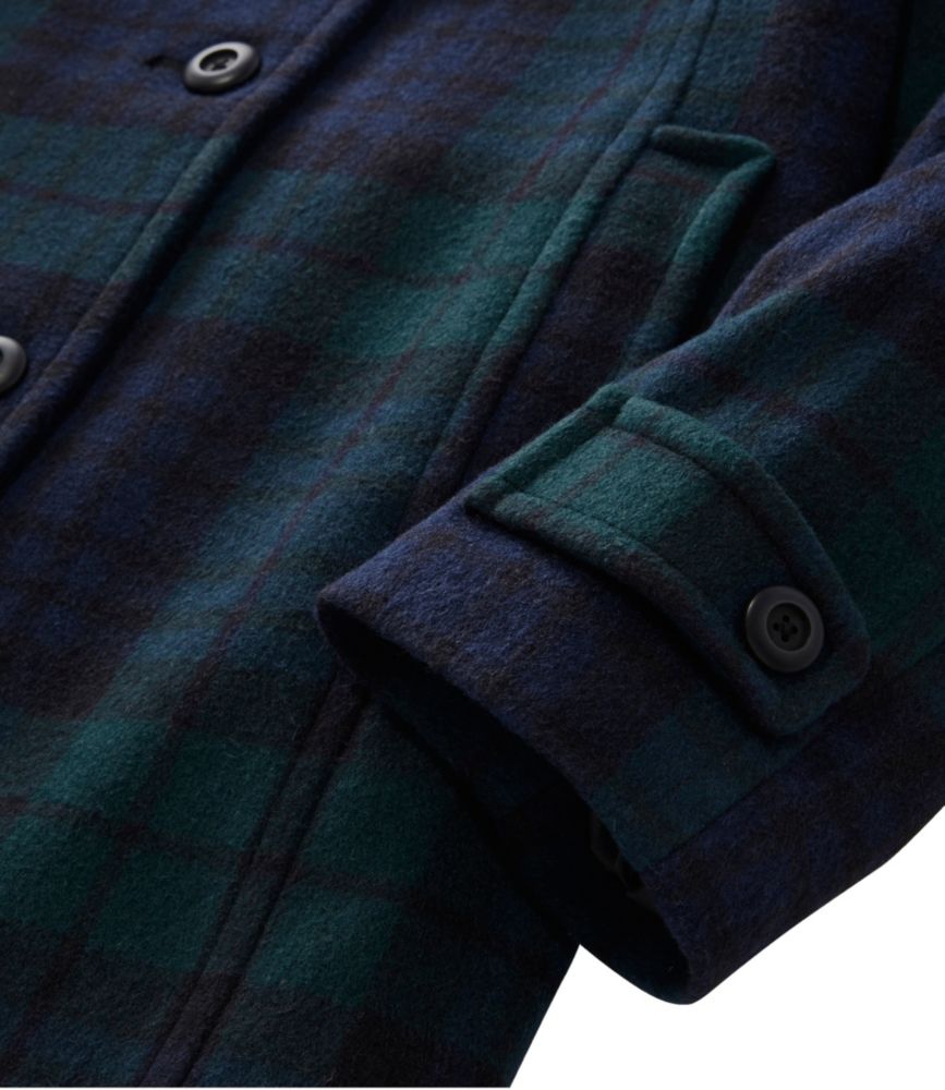 Women's Classic Lambswool Polo Coat, Three-Quarter, Pattern - US 1505