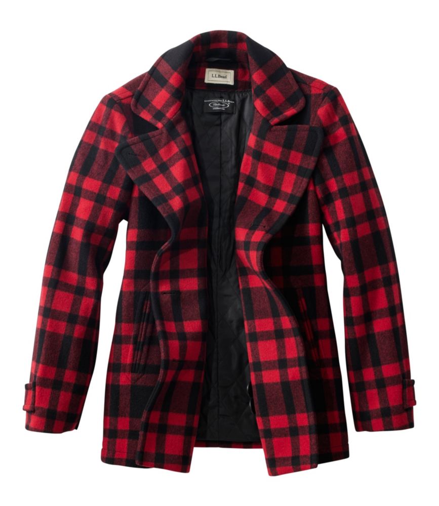 Women's Classic Lambswool Peacoat, Pattern - US 9223
