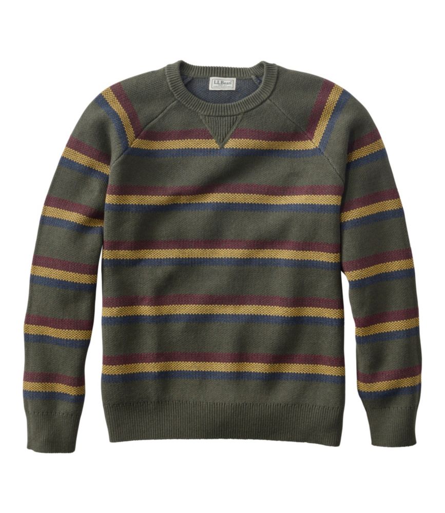 Men's Wicked Soft Cotton/Cashmere Sweater, Crewneck, Pattern - US 2837