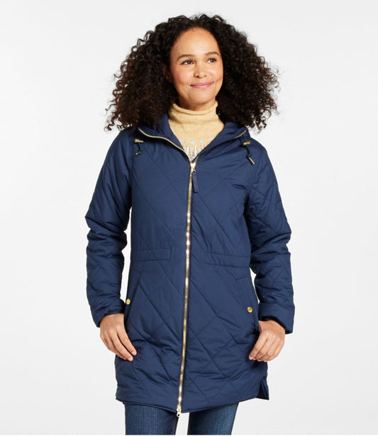 Women's Bean's Cozy Quilted Coat - US 0012