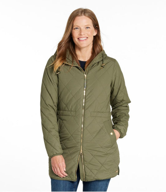 Women's Bean's Cozy Quilted Coat - US 4491