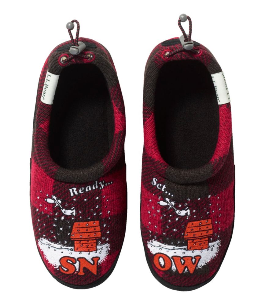 Kids' L.L.Bean X Peanuts Sweater Fleece Slippers - US 4363