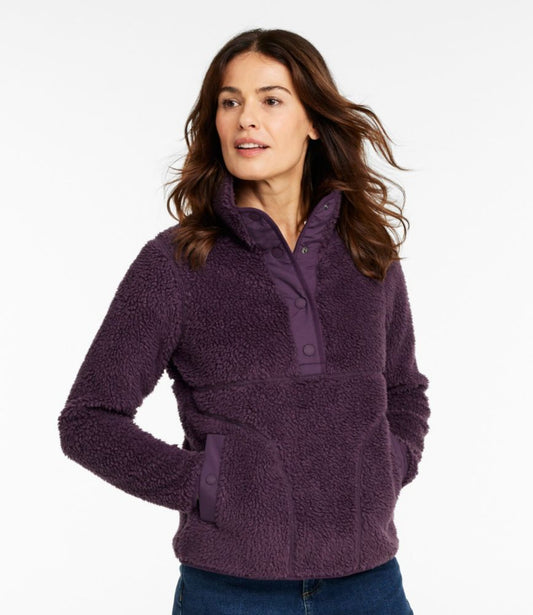 Women's Bean's Sherpa Fleece Pullover - US 1102