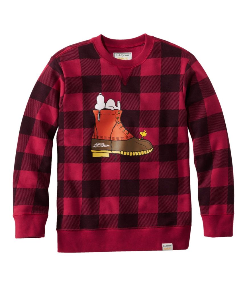Kids' L.L.Bean x Peanuts Crew Sweatshirt - US 9530