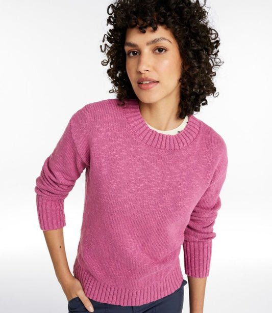 Women's Cotton Ragg Sweater, Crewneck - US 5350