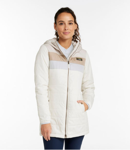 Women's Mountain Classic Puffer Coat, Colorblock - US 6043