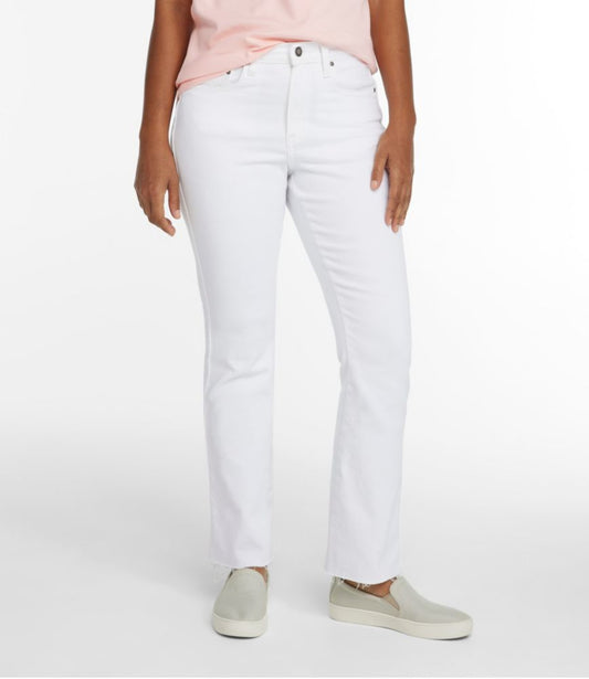 Women's L.L.Bean Everyday Stretch Jeans, High-Rise Mini Bootcut Ankle - US 5258