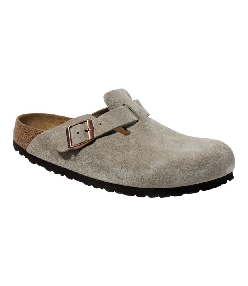 Women's Birkenstock Boston Clogs, Suede Soft Footbed - US 9253