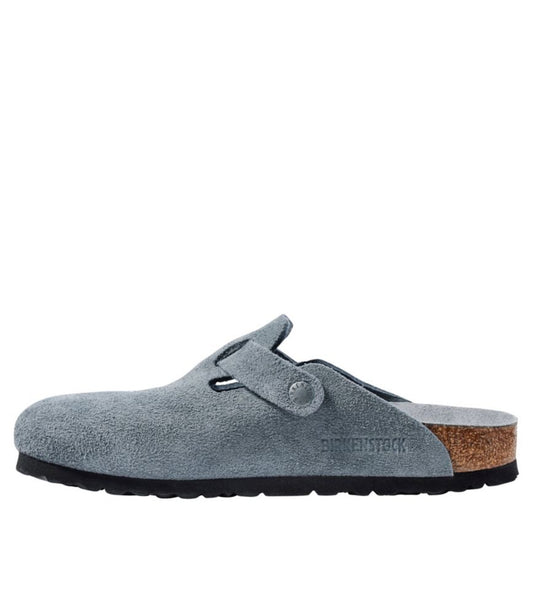 Women's Birkenstock Boston Clogs, Suede Soft Footbed - US 3049