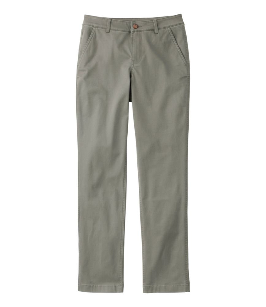 Women's Comfort Stretch Pants, Mid-Rise Straight-Leg Chino - US 9329