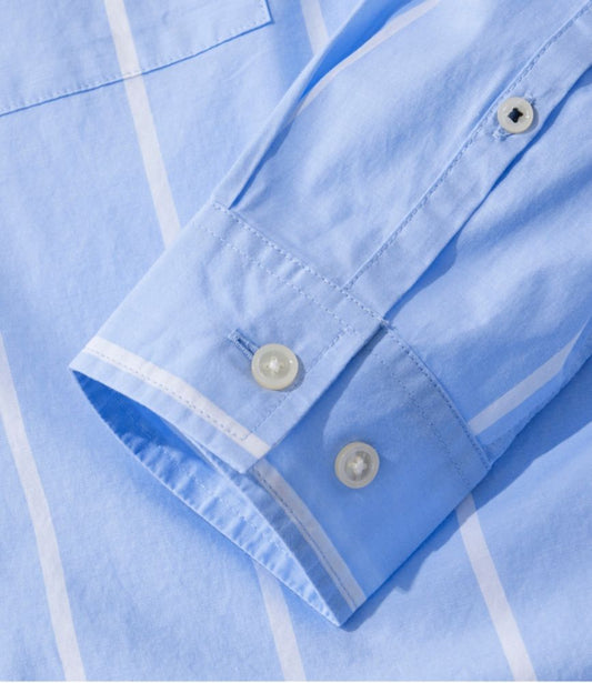 Women's Essential Cotton Poplin Shirt, Long-Sleeve - US 1490