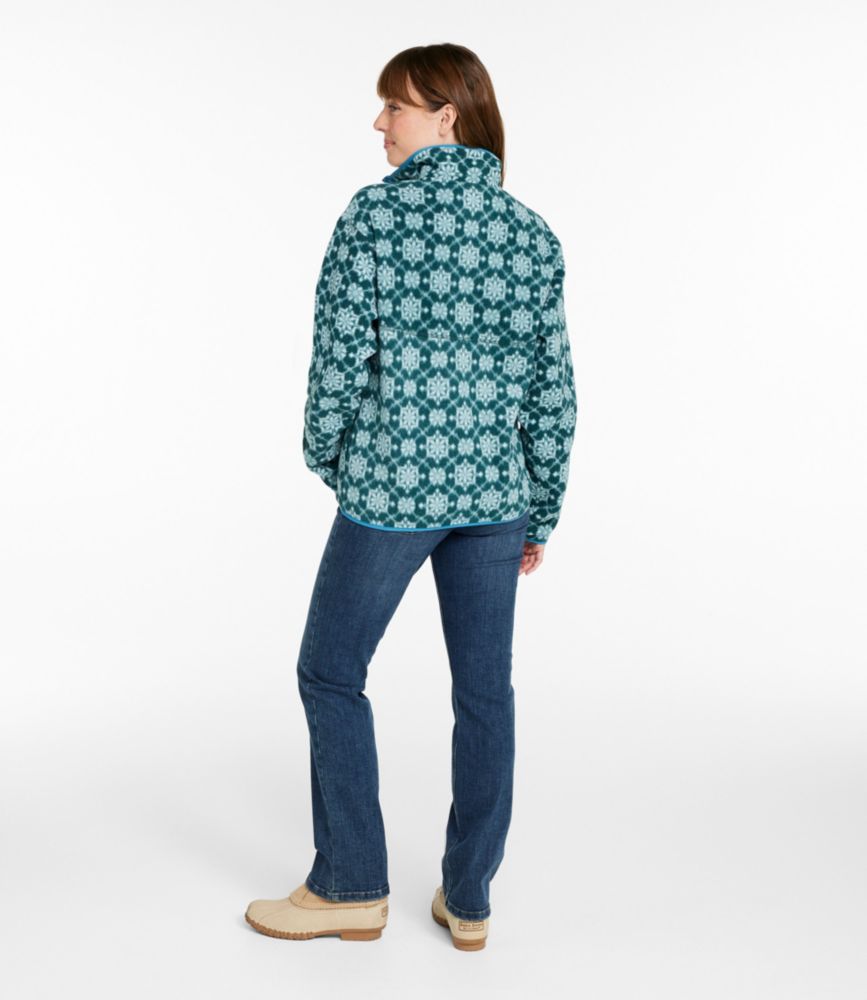 Adults' Bean's Classic Fleece Pullover, Print - US 7453