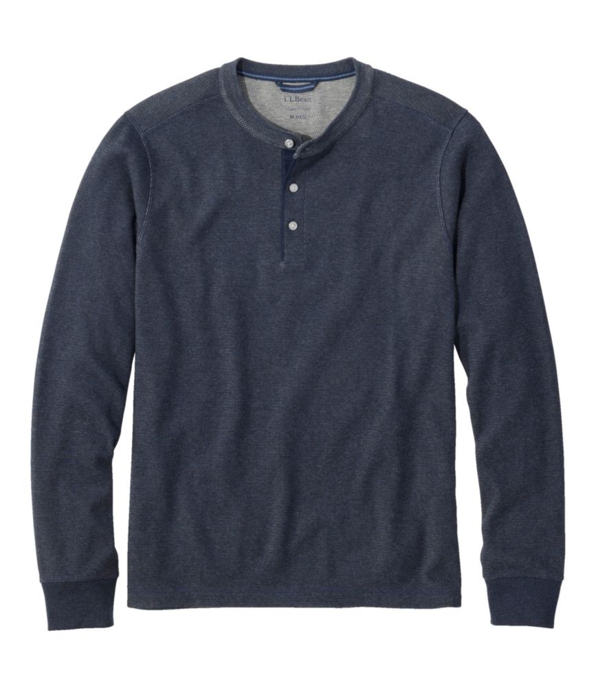 Men's Bean's Vintage Soft Knit Henley - US 3743
