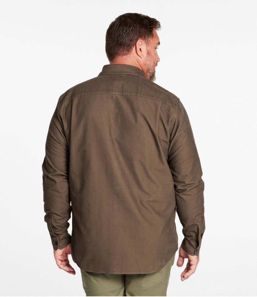Men's Bean's Moleskin Shirt, Slightly Fitted Untucked Fit - US 8425