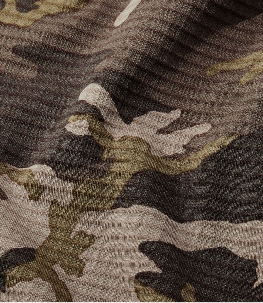 Men's L.L.Bean Heavyweight Base Layer Hoodie, Print - US 1898