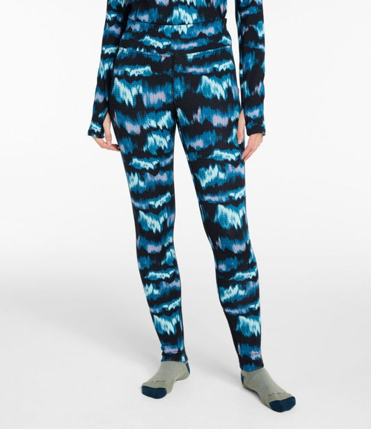 Women's L.L.Bean Heayweight Base Layer Pant, Print - US 3405