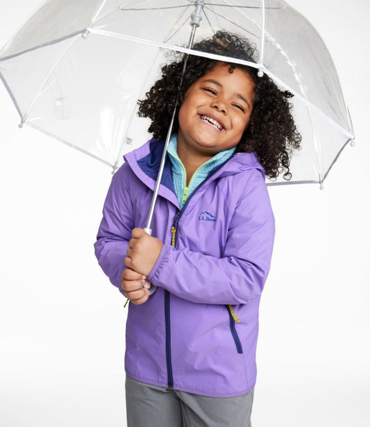 Kids' Wind and Rain Jacket, Lined - US 2667