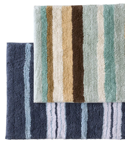 Premium Cotton Bath Mat, Multistripe - US 3807