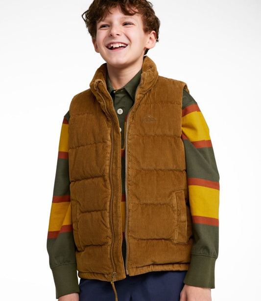 Kids' Bean's Down Corduroy Vest - US 6423