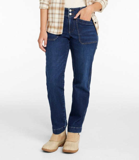 Women's 1912 Field Denim Pants, Mid-Rise Ankle Utility - US 7063