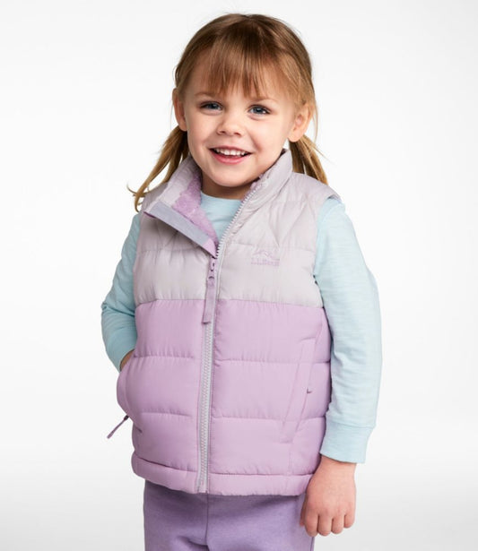 Toddlers' Bean's Down Vest, Colorblock - US 9782