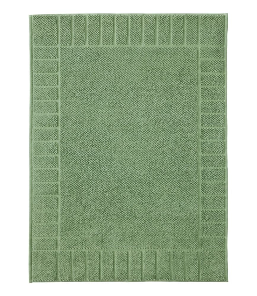Organic Cotton Textured Bordered Bath Mat - US 6379