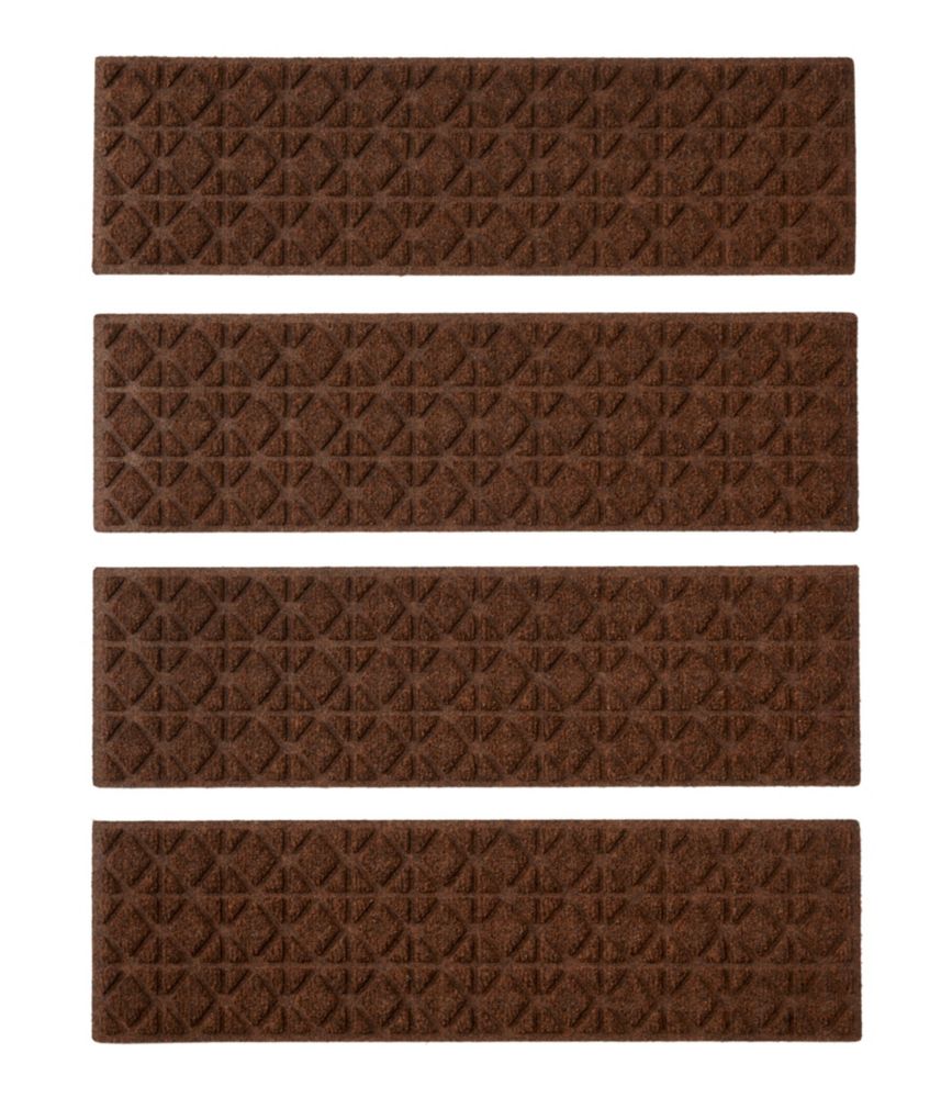 Everyspace Recycled Waterhog Mat, Stair Treads, Set of Four, Tiles - US 7349